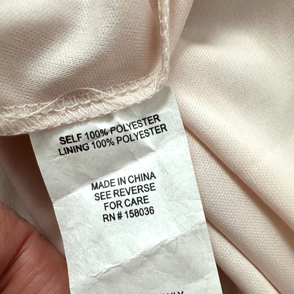 Birdy Grey Devin Convertible Chiffon Long Dress Gown Pale Blush Pink Extra Small - Picture 9 of 16